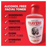 Thayers Alcohol-Free, Hydrating Rose Petal Witch Hazel Facial Toner with Aloe Vera Formula, Vegan, Dermatologist Tested and Recommended, 8.5 Oz (Pack of 2)