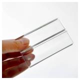 OUTNEE Acrylic Place Card Holder - 3\" Clear Table Number Holders, Acrylic Stands for Display Wedding Business Sign Menu Name Meeting Photo, 10 Pack