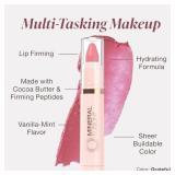 Mineral Fusion NEW Sheer Moisture Lip Tint, Buildable Lip Color, Hydrating Lip Balm with Jojoba Oil, Shea Butter & More, Hydrates & Nourishes, FD&C Dye-Free & Hypoallergenic, Grateful, Fuchsia Pink