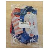 40 Inches Uncle Sam Windsock Decoration, Patriotic USA Themed Hanging Outdoor Wind Sock Ornament with Red, White, Blue Streamers, 