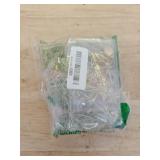 Beebeecraft 1 Box 50Pcs 14mm Stud Earring Kit 18K Gold Plated Stainless Steel Tray Cabochon Earring Settings Bezel Cup Blanks Earring Posts and Back for Jewelry Making Supplies Earring Findings