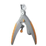 Peticare Illuminated Nail Clipper Pet Nail Clipper for Dogs & Cats  Safe & Easy  Gray