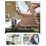 LISEN Airplane Gadgets Travel Europe Vacation Essentials iPhone Holder Stand for Desk Long Flight Mini Travels Essentials Kids Women for MagSafe Travel Accessories Cruise Essentials Camera Mounts
