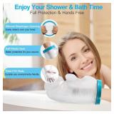 UpGoing Waterproof Hand Cast Covers for Shower Bath, Adult Watertight Wrist Protector Resuable Wound Bandage Sleeve Bag for Broken Hand, Fingers, Surgery, Burns[2025 Upgrade]