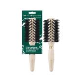 EcoTools Volumizing Round Hairbrush, Achieve Full Blow Out, Heat Resistant For Easy Blow Drying, Vegan Bristles Tame Frizz & Smooth Hair, Made With Renewable Bamboo, Cruelty-Free, 1 Count