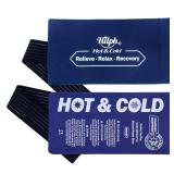 Hilph Reusable Ice Packs for Injuries, Soft Hot and Cold Gel Ice Packs with Adjustable Strap, Flexible Ice Wrap for Joints & Muscle Pain for Back, Shoulders, Head, Legs & More (10.8\" x 5.5\")