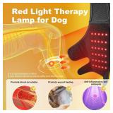 WENQUSEN Dog Acl Brace Hind Leg â Red Light Therapy for Dogs Professional Edition Dog Knee Brace for Torn Acl Hind Leg Accelerated Wound Healing Suitable for Mini Dogs ï¼37-72Lbï¼ï¼Bl