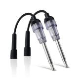 2PCS Spark Plug Tester, Engine Ignition Coil Tester Straight Boot Ignition Test Spark Plug Light Checker Automotive Spark Tester for Automotive Car Lawnmower Internal External Engine