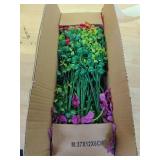 Yastouay 12 Bundles Artificial Flowers for Outdoors, UV Resistant Fake Outdoor Flowers No Fade Faux Outdoor Flowers Plants for Garden Porch Window Box Pot Planters Decor (Fuchsia+Rose Red)