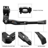 TOPCABIN Bike Kickstand Adjustable Aluminium Alloy Bicycle Kickstand Bike Side Kickstand Fit for 22\" 24\" 26\" 28\" Mountain Bike Road Bike/BMX/MTB (Black for 22-24-26-27-28 inch bike)