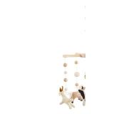Mud Pie Nursery Crib Farm Animals Mobile, Multicolor