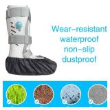 2 pcs Air Cam Walking Boot Covers, Fracture Medical Cast Boots Shoe Covers for Broken Foot Ankle Recovery With Waterproof Anti-slip and Washable (Medium)