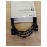 IVANKY 8K DisplayPort Cable 1.4, VESA Certified DP Cable 6.6ft (8K@60Hz, 4K@144Hz, 2K@240Hz)HBR3 Support 32.4Gbps, HDR, HDCP 2.2, FreeSync G-Sync, Braided Display Port for Gaming Monitor, Graphics, PC
