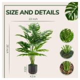 Der Rose Fake Plants Tall 28