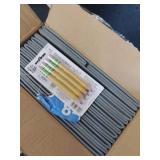 Amazon Basics Collapsible Cube Storage Organizer Bins, 6-Pack, 10.5 x 10.5 x 11 inches, Light Grey