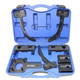 DPTOOL Camshaft Phaser Timing Chain Tool Camshaft Holding Tool Crankshaft Pulley Wrench Compatible with VW Jeep Chrysler Dodge 3.6L Pentastar Engine Replace 10200A 10202 10369 10198A 2025200090
