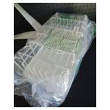 YAMAZAKI Alloy Steel home 2875 Wire Dish Drainer Rack, One Size, White