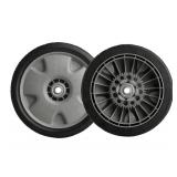 Replacement Lawn Mower Rear Drive Wheels for 42710-VH7-010ZA 42710-VH7-000ZA - 9\" Tires Assebmly Compatible with Honda HRR216 HRX217 Propelled Mower (Set of 2)