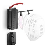 monTEK Swivel Bike Wall Mount, Bike Hangers for Garage, Bike Wall Mount with Two Extra Storage Hooks, Bike Hanger Wall Mount for Space Saving, Bike Rack Garage Holds Up to 77 lbs