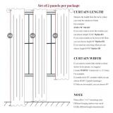 100% Blackout Curtains 90 Inches Long for Living Room 2 Panels Set, Room Darkening Energy Saving Curtain Window Coverings Elegant Flax Linen Hook Belt Pleated Drapes Aesthetic Bedroom(W50\"xL90\",Birc