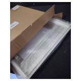 Memrita Window AC Side Panel with Frame Set,Air Conditioner Accordion Filler Curtain Replacement for Window AC Units,Fits Most 5,000 BTU Units,White,2 Pack