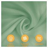 BRILLMAX 6 Pack Sage Green 70 Inch Round Tablecloths Fit 30\" to 54\" Tables (8-20\" Drop) - Circle Bulk Linen Polyester Fabric Washable Cloth Cover for Wedding Reception Banquet Birthday Party Buffet