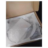 10X Magnifying Glass with Light and Stand, KIRKAS Upgrade Infinite Color Modes & Stepless Dimming LED Magnifying Lamp with Clamp, 2 in 1 Lighted Magnifier Lamp for Craft Reading Hobby Close Work-White