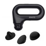 HoMedics Portable Full Body Vibration Massager, Effective Targeted and Full-Body Massage, High & Low Intensity Levels, Ergonomic Easy-Grip Handle 3 Interchangeable Attachments, 2 AA Batteries included