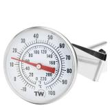 Premium Milk Thermometer for Steaming Milk with Clip and 7 inch Probe