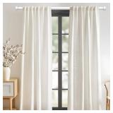 VOIIY White Curtain Rods for Windows 18 to 45 Inch(1.5-3.75 Feet),1\" Diameter Drapery Rods with Modern Style End Cap Finials,Size:18