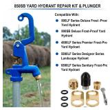 850 Sb Parts Kit Yard Water Hydrant Repair Kits & 8842 Plunger Fit for Simmons 800LF 800SB 4800LF 5800LF 6800LF Series Frost Proof Landscape Outdoor Yard Hydrant, Replace for Part No. 850SB