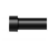 VOIIY Curtain Rods for Windows 18 to 45 Inch(1.5-3.75 Feet),Black 1
