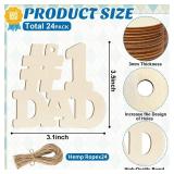 Wooden DAD Ornaments to Paint Father