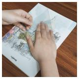 CiCiwind Contact Paper Clear Glossy Self Adhesive Film Covering Removable Protective Film Contact Paper Shelf Drawer Liner Transfer Tape Roll 17.7\" x 9.8