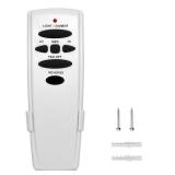 Hampton Bay Ceiling Fan Remote Control - 3-Speed, Light Dimmer, Reverse Button - Replacement for UC7078T, CHQ7078T, L3H2003FANHD, HD5, HD6 Models