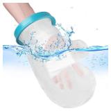 UpGoing Waterproof Hand Cast Covers for Shower Bath, Adult Watertight Wrist Protector Resuable Wound Bandage Sleeve Bag for Broken Hand, Fingers, Surgery, Burns[2025 Upgrade]