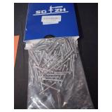 #10 x 2\" Sheet Metal Screws 100Pcs 410 Stainless Steel Flat Head Tek Screws Fast Self Tapping Screws by SG TZH