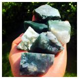 Simurg Raw Moss Agate Stone 1lb 