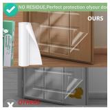 [Thicken Vinyl] Cat Scratch Furniture Protector, 118\"x17\" Couch Protector from Cat Claws, Single-Sided Sticky Anti Scratch Furniture Protector,Extended Size Protects More Furniture