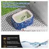 Bath Water Heater 2000W Immersion Electric - Portable Bucket Heater w/Digital LCD Thermometer, Submersible Water Heater for Bathtub, Pool, Camping & Hot Tubs ï»¿ (Black)