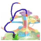 CyLiane 2025 Newly Upgraded Water Table Pump Toys for Kids, Fun Swimming Pool Toys for Kids, 2 Way Pump Water Table for Toddlers 2+, Play Water Table Accessories