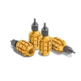 4 PCS Car Tire Valve Stem Cap/Cover, Airtight Anti-Rust Valve Stem Caps Universal for Most Cars, Vehicles, Bicycles, Motorcycles and More, Cool Car Accessories for Men Women (Gold)