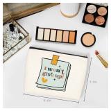 Motivational Mental Health Gifts Makeup Bag Mental Health Awareness Positive Affirmations Inspirational Gifts for Women Female Therapist Medical Workers Birthday Friendship Nurse Day Cosmetic Bag