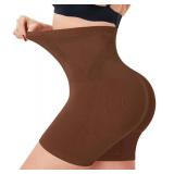 Nebility Shapewear Tummy Control Shorts Shapewear Shorts Tummy Control Shaper Shorts High Waisted Coffee, Medium