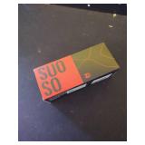 suoso Polarized Sports Sunglasses for Men:Polarized Glasses Men Women Youth Cycling Running Driving Fishing Baseball,Red, Large