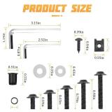 AICEL 177 Pcs Motorcycle Fairing Bolt Kit, Colorful Fasteners Bolts Nut Clips Set, M5 M6 Aluminum Motorcycle Windscreen Screws, Fixing Sportbike Bolts Fairing for Most Motorcycle