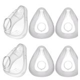 4PCS Replacement Cushion for Airfit F20 (S) w/4PCS Mask Liners for Reliable Seal & Extra Comfort, IBEET Replacement Supplies for Airfit F20, Small