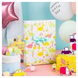 MAYPLUSS Kids Birthday Wrapping paper - Mini Roll 17 In x 10 Ft Per Roll - Adorable Colorful Dinosaur/Car/Mechanical Robotic Pattern Gift Wrap Present Paper for Birthday,Party, Baby Shower & Holiday