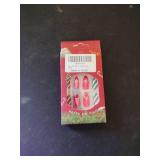 Christmas Press on Nails Medium Almond Fake Nails Xmas Tree Glue on Nails Gold Glitter Snowflake Stick on Nails Green White Swirl False Nails Red French for Women Girls Holiday Manicure 24PCS