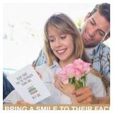 Funny Birthday Cards For Women Men, Happy Birthday Greeting Card for Her Sister Girlfriend, Husband Wife Birthdays Gift, 30th 40th 50th 60th Blank Birthdays Card for Best Friend with Envelope & Sticke